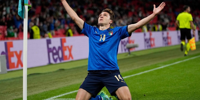 Federico Chiesa đã góp công cực lớn cho chức vô địch Euro 2020 cùng ĐT Ý